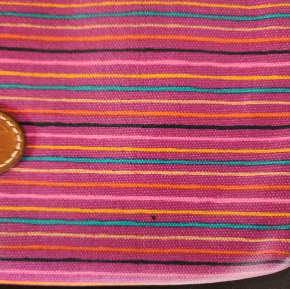 Fossil Multicolored Striped PVC Coated Tablet E Reader Case 10x8in - Picture 3 of 12
